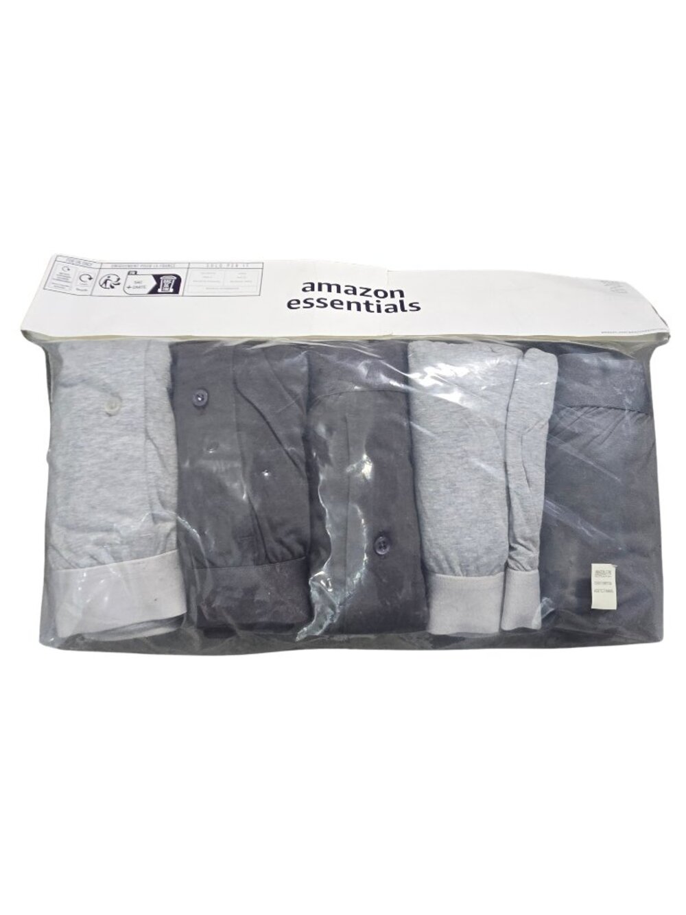 NIP | Amazon Essentials Men's 5-Pack Cotton Stretch Knit Boxer Briefs | 4XL Big